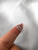 Piercing Hélix Corrente Dupla Ponto de Luz [Prata 925]