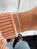 Pulseira Feminina Rabo de Rato 2mm [Prata 925]