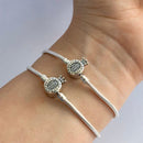 Pulseira Feminina De Berloque Pandora Prata 925 + [Frete Grátis]