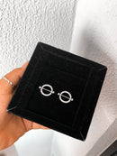 Piercing Mamilo Redondo Cravejado [Prata 925]