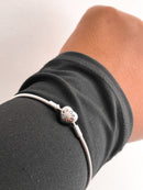 Pulseira Feminina De Berloque Coração Liso Pandora Prata 925