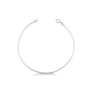 Pulseira Feminina Rabo de Rato 2mm [Prata 925]