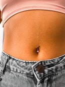 Piercing Umbigo Estrela [Prata 925]