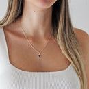 Pingente Olho Grego Azul Escuro [Prata 925]