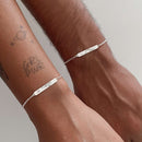 Kit Pulseiras Personalizadas Casal [Prata 925]