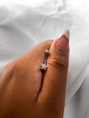 Piercing Umbigo Estrela [Prata 925]