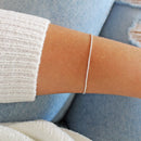 Pulseira Feminina Veneziana 18cm [Prata 925]