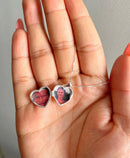 Colar Feminino 45cm + Pingente Personalizado Relicário Coração Metade Cravejado [Prata 925]