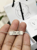 Pulseira Feminina Personalizada Olhar [Prata 925]