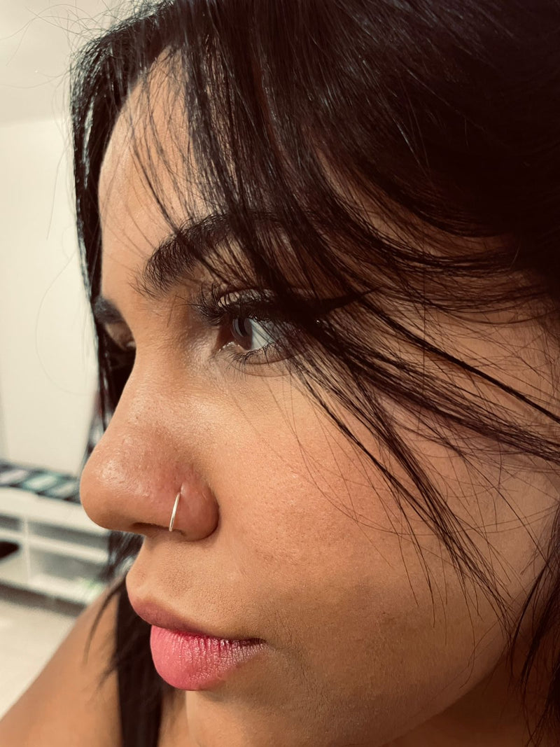 Piercing De Nariz Argola Lisa [Prata 925]