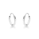 Par De Brincos Argola Lisa [Prata 925]