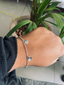 Pulseira Feminina Conchinhas [Prata 925]