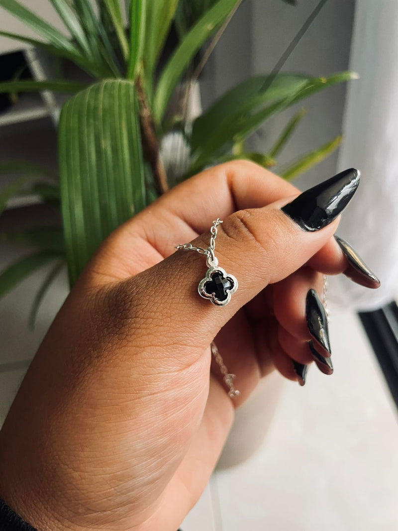 Pulseira Feminina Pingente Trevo [Prata 925]