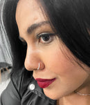 Kit Piercing ponto de luz e piercing cravejado 10mm