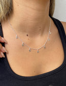 Colar Choker Estrelas  [Prata 925]