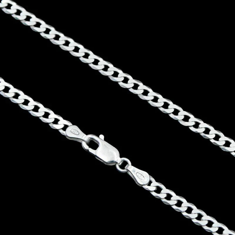 Corrente Masculina Elo Grumet 70cm x 3mm [Prata 925]