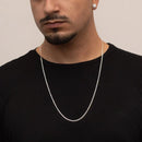 Corrente Masculina Elo Grumet 70cm x 2mm [Prata 925]