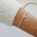 Pingente Berloque Coração Liso Vazado [Prata 925]