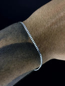Conjunto Masculino Grumet Corrente 60cm x 2mm + Pulseira 21cm x 2mm [Prata 925]