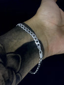 Pulseira Masculina Elo Grumet 21cm x 6mm [Prata 925]