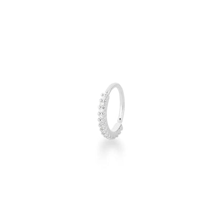 Piercing De Nariz Argola Cravejada [Prata 925]